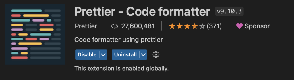 esbenp.prettier-vscode